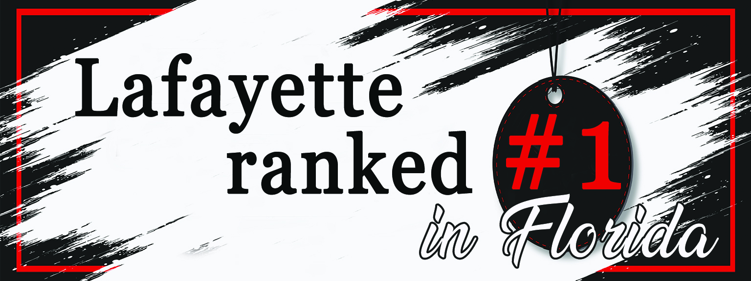 Lafayette is ranked #1 in Florida